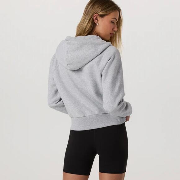 Vuori Restore Half Zip Hoodie Size Large Gray VW288 - Picture 2 of 16